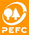 Image mettant en avant le label PEFC, fier partenaire d'Alternabois. Découvrez la certification PEFC, garantissant une gestion responsable des forêts et soulignant l'engagement d'Alternabois envers la durabilité environnementale.