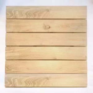 dalle en bois de robinier pour terrasse