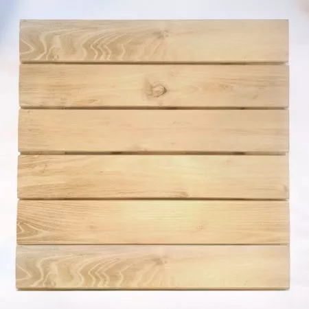 dalle en bois de robinier pour terrasse