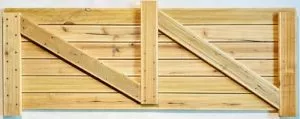 Dalle en bois rectangulaire vue du dessous
