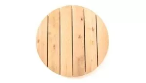 Dalle bois ronde